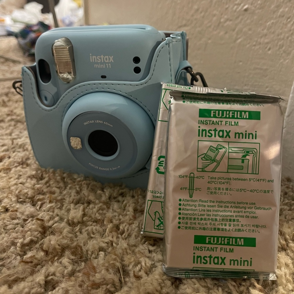Baby blue instead mini 11 plus film
